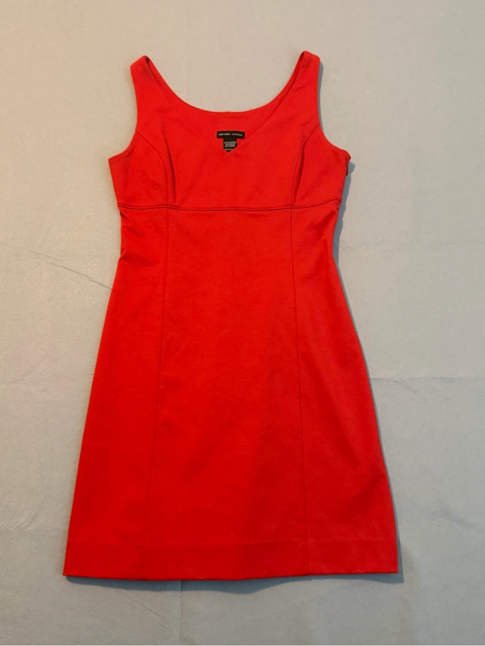 New York & Company Red Sz 6 Sheath Dress Valentine Christmas Date Night Holiday